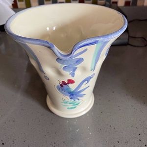 Vintage Patronelli Oronzo ceramic bird pitcher